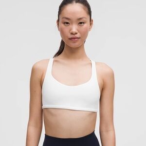 Lululemon Athletica White Free to Be Bra - Wild